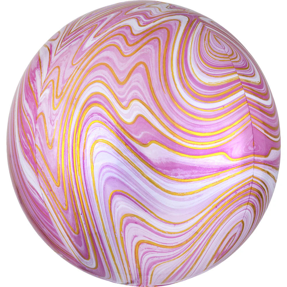 Anagram 16" Pink Marblez Orbz